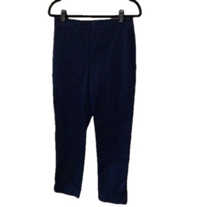 Ann Taylor Blue Side Zip Cotton Pants 4 Style 521653